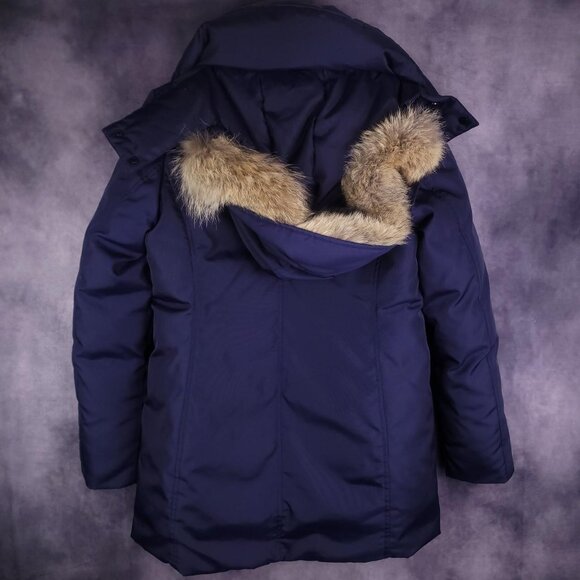 Andrew Marc Down Puffer Jacket Parka Real Fur Trim - Picture 2 of 7